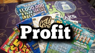 Profit 120 spent with a nice win Florida lottery tickets [upl. by Vareck]