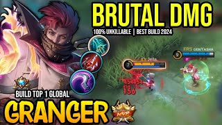 GRANGER BEST BUILD 2024  BUILD TOP GLOBAL GRANGER GAMEPLAY  MOBILE LEGENDS✓ [upl. by Eiramlirpa]