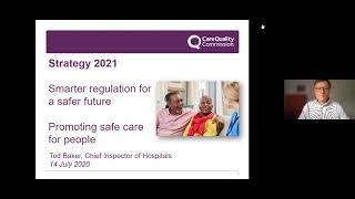 CQC Strategy 2021 Smarter regulation for a safer future – Promoting safe care for people [upl. by Edwine64]