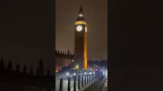 Big Ben Chimes at 9 PM in London Plus the London streets [upl. by Dnomhcir194]