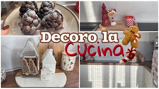 DECORO LA CUCINA PER NATALE 🎄 2 parte vlogmas1 [upl. by Llekcor521]