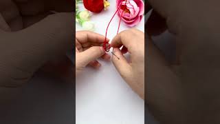 Learn in 10 seconds Knotting tutorial Fancy knotting Pendant jewelry knotting tutorial Simple pe [upl. by Ssidnak]