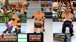 WRESTLING REVOLUTION 2D VS WRESTLING EMPIRE VS WRESTLING REVOLUTION 3D FINISHERS COMPARISON [upl. by Griggs806]