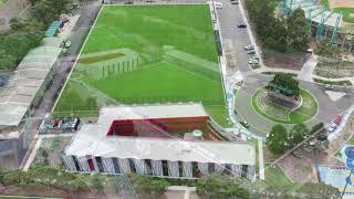 Final construction at the Blacktown International Sportspark [upl. by Hgielanna]