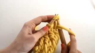 How to knit the Netted Stitch  We Are Knitters [upl. by Leanahtan]