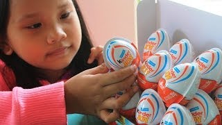 Kinder Surprise Eggs Unboxing Kinder Joy Surprise [upl. by Roice]