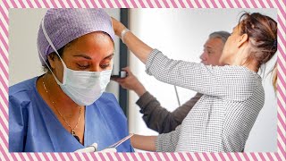 WHITNEY VOERT OOGLIDCORRECTIE UIT ● IN DE KLINIEK● FACELAND [upl. by Ermina]