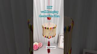 DIY WALL HANGING DECORATION walldecor wallart wallhanging decoration crafts [upl. by Leunam]