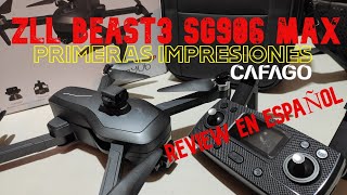 ZLL BEAST3 SG906 MAX NUEVO REY CALIDADPRECIO 🏆 REVIEW en ESPAÑOL 💥 GIMBAL EIS DETECCIÓN LASER [upl. by Vullo]