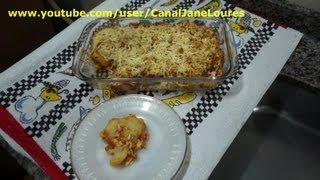 Batata gratinada com frango Explicado passo a passo [upl. by Alick]