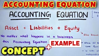 Accounting Equation  Class 11  CA Foundation  By Saheb Academy [upl. by Schmeltzer]