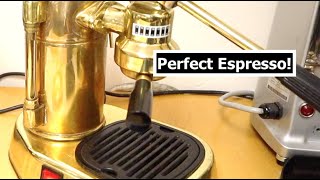 A Perfect Espresso  La Pavoni Pro [upl. by Ameerak]