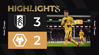 Late penalty defeat  Fulham 32 Wolves  Highlights [upl. by Horgan]