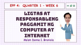 EPP4  Ligtas at Responsableng Paggamit ng Computer at Intenet  Panic Learning [upl. by Vogeley]