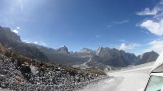 Grasberg mine  driving down from the viewpoint [upl. by Suolekcin]