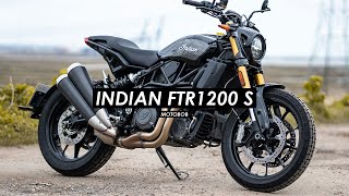 Why The Indian FTR1200 S Grows On You  First Ride Review [upl. by Ylicec]