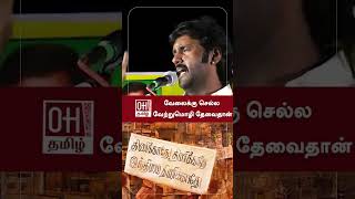 Vijaya Prabhakaran Speech  வேலைக்கு செல்ல வேற்றுமொழி தேவைதான்  DMDK [upl. by Lewellen]