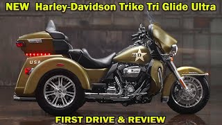 NEW Harley Davidson Trike Tri Glide Ultra  First Drive amp Review [upl. by Attenat]