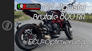 MV Agusta Brutale 800 RR ECU Optimierung Steuergerät Abstimmung Blipper  ECUSTUDIO [upl. by Pliam827]