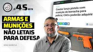 Armas e munições menos letais para defesa [upl. by Calesta]