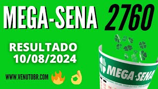 🍀 Resultado MegaSena 2760 [upl. by Case]