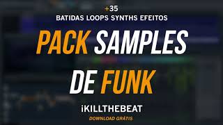 Pack Samples de Funk  Download Grátis Batidas  Loops  Synths [upl. by Dieter673]