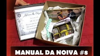 DIY Convite para os padrinhos de casamento BARATINHO  Por Eláyne Oliveira [upl. by Teik]