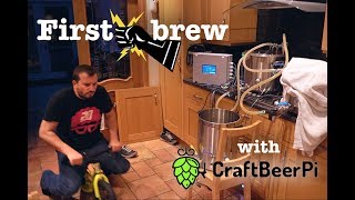 First Electric Brew with CraftBeerPi [upl. by Terrance]