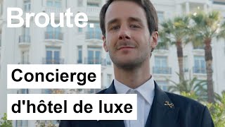 Son quotidien de concierge dhôtel de luxe pendant le Festival de Cannes  Broute  CANAL [upl. by Devaney]