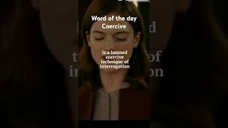 WORD OF THE DAY COERCIVE WORD WONDERS ATOZ learnenglish wordoftheday enrichyourvocabulary [upl. by Rebmit]