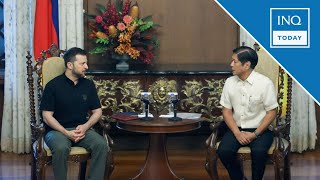 Ukraine’s Zelensky meets with Marcos thanks PH for support  INQToday [upl. by Gui]