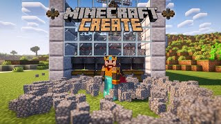 The Fastest Cobblestone Generator A Minecraft Create Mod Tutorial [upl. by Salamanca]