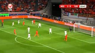 Netherlands  Turkey WC 2014 Qualifying match [upl. by Eicnarf]