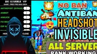 😈 New latest 100℅ Antiban Free fire injecter Headshot  Location hack 100℅ Rank Working Bellara [upl. by Eelitan]