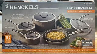 Henckels Nonstick Cookware 10 piece set unboxing and earnest review not sponsored [upl. by Higgins740]