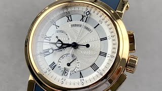 Breguet Marine Chronograph 5827BA125ZU Breguet Watch Review [upl. by Suoicserp]