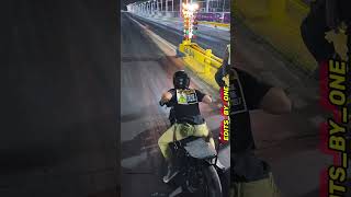 MINI ELECTRIC BIKE DRAG RACES A FULL SIZE MOTORCYCLE [upl. by Adneram]