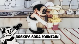 BOSKOS SODA FOUNTAIN  Bosko Cartoons 1931  Full Cartoon Episode [upl. by Rufford]