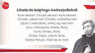 Litania do św Andrzeja Boboli w intencji Ojczyzny czyta ks Teodor [upl. by Nevin]