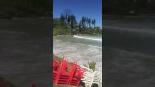 Água esconde praia na praia de Joaquina Santa Catarina [upl. by Gnaig]