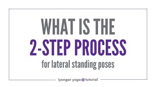 How to Align Your Legs in Iyengar Yoga Standing Poses  5 min TUTORIAL [upl. by Cy]