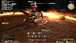 Final Fantasy XIV A Realm Reborn Boss battles  Ifrit Gameplay footage 1080p [upl. by Berkow]