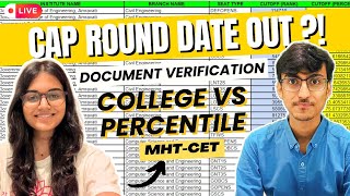 MHT CET 2024  Registration Document Verfication  Best College at your Percentile  CAP Round 2024 [upl. by Carina]