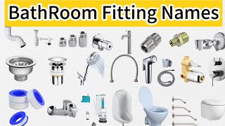 Bathroom Fittings Names and Uses  CP Fitting Names and use  Hamza Yt [upl. by Scholz]