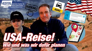 USAReise  Wie und was wir dafür planen  Reiseplanung [upl. by Nawram861]