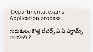 Departmental exams application process treirb viralvideo [upl. by Decamp510]