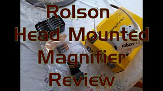 Rolson Head Mounted Magnifier Review [upl. by Eissoj]