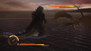 GODZILLA PS4  Godzilla 2014 vs King Ghidorah [upl. by Alrzc56]