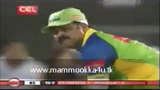 MohanLal Playing CCL Cricket  Mr Chirich Oru Vazhikkaaayi 🤣 [upl. by Nnylorac]