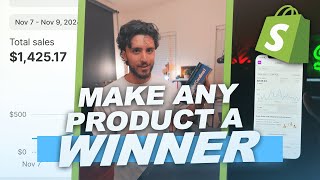 Making A FAILED Dropshipping Product PROFITABLE In 24 Hours [upl. by Yard]